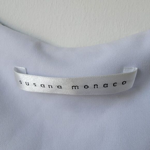 SUSANA MONACO X Revolve Mosaic Print Holly Dress in Black Size Medium - Picture 4 of 9